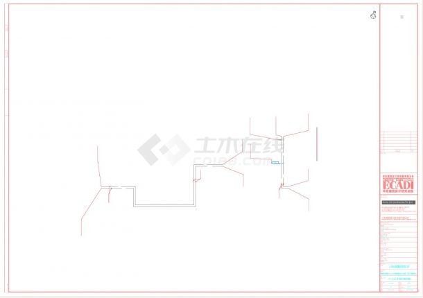 上海某缦民宿-地下室动力管道平面图-图一