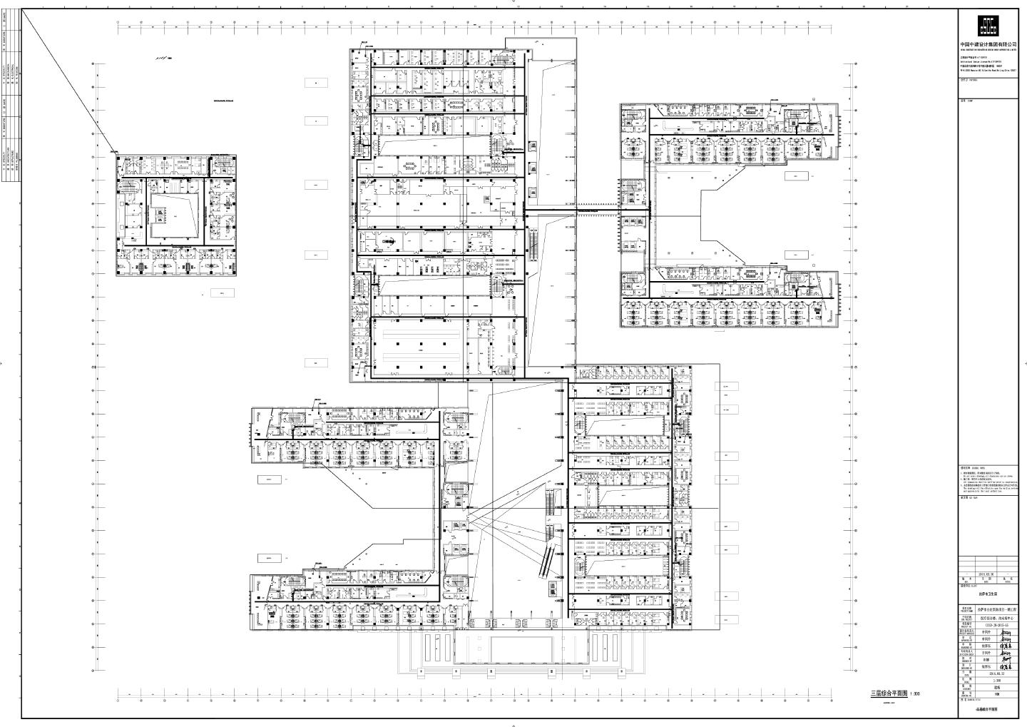 拉萨市白定医院项目一期工程-3F弱电平面CAD图.dwg