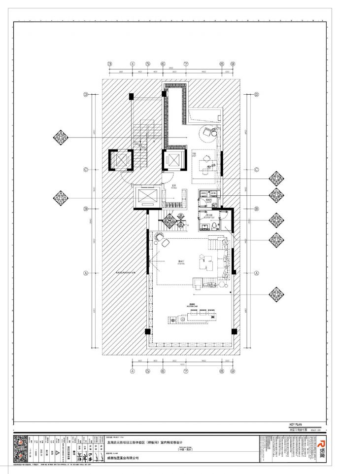某住宅样板房间室内装修工程图_图1