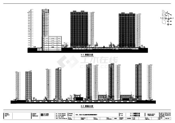 昆山长江某路项目总平面图-图一