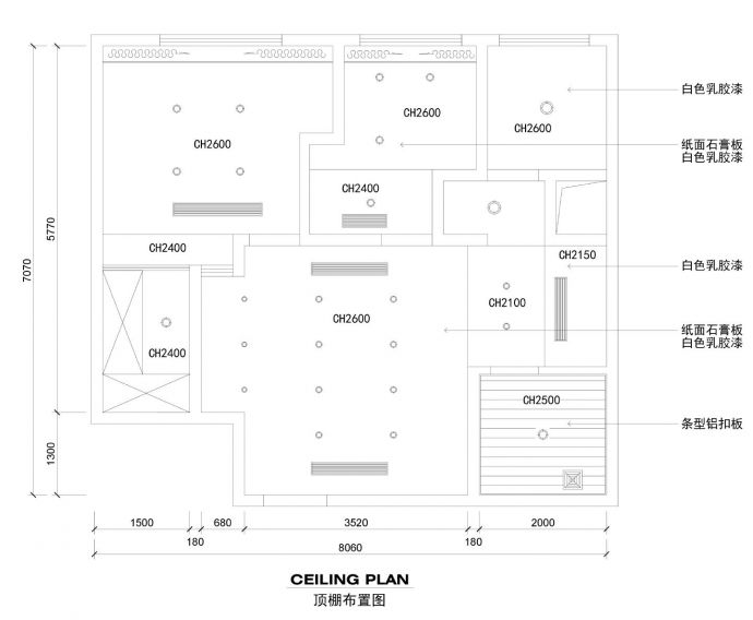 2居室实用户型装饰施工设计CAD图_图1