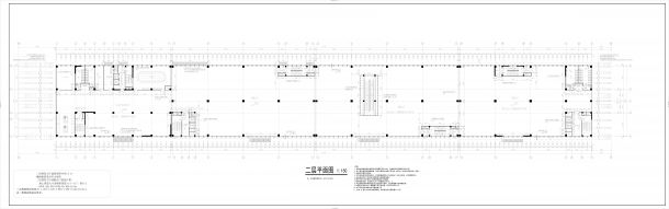 11层高层展厅建筑建筑设计施工图-图二