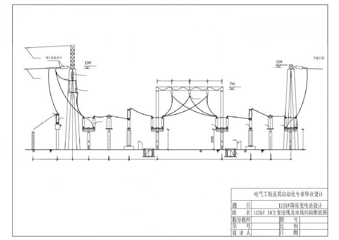 大型110KV变电站施工图毕业设计资料_图1