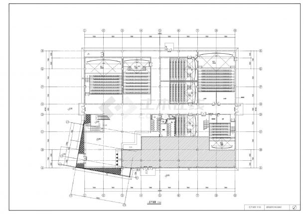 影院15号楼平面设计施工图-图二