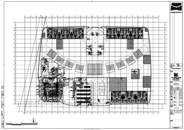 义乌世贸中心-总体六层平面CAD图-图二