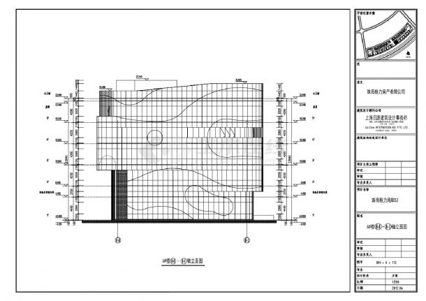 珠海格力海岸S3地块-6号楼建施平立剖CAD图-图二