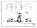 某小区入口景观塔楼全套施工图纸(含塔楼及门岗)
