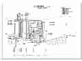 某处水电站主厂房与水轮机层的设计图纸