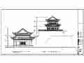 华藏寺大雄宝殿框架结构建筑方案图