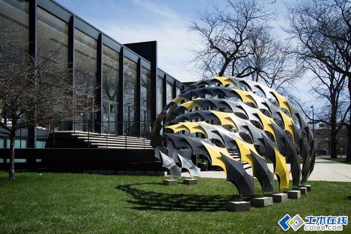 伊利诺伊理工大学建筑学院 的工作室建造碳纤维凉亭1.jpg