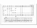 某地36m单跨轻型门式钢架厂房结构方案图（带天窗）