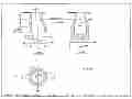 某直径700砖砌污水检查井平面图和剖面图