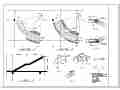 某小区钢筋混凝土螺旋弧形楼梯结构图