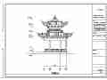 某一层重檐钢筋砼结构庙宇建筑施工图（带效果图）