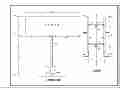 某地钢结构高速公路大型广告牌结构施工图
