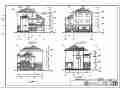 某新农村三层砌体结构别墅建筑设计方案图