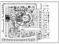 某地文化广场园林景观规划总平面图