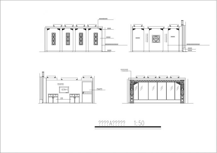 4套别墅设计图纸CAD别墅图纸独栋别墅_图1