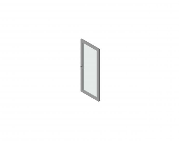 窗嵌板_50-70 系列单扇平开铝窗_图1