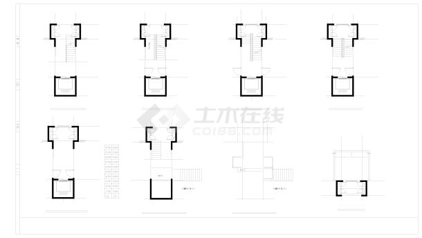 板式小高层住宅楼建筑施工图-图二