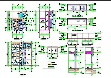 9.6X6.4m消控门卫建建筑--建施-图二