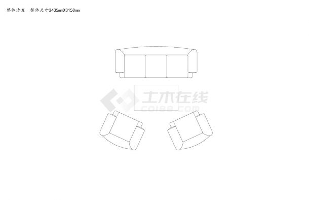 沙发类（整理图库）＆（平面）大型组合及大型异形沙发25个（二）CAD图-图二