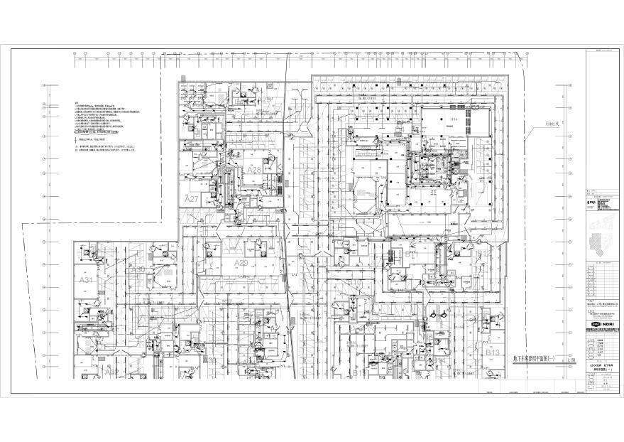 DQ- 001-A3-04 地块地下车库照明平面图（一）.pdf-图一