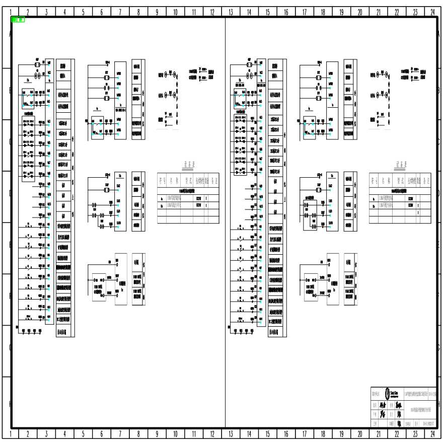 110-A1-2-D0202-07 110kV母线设备智能控制柜信号回路图.pdf-图一