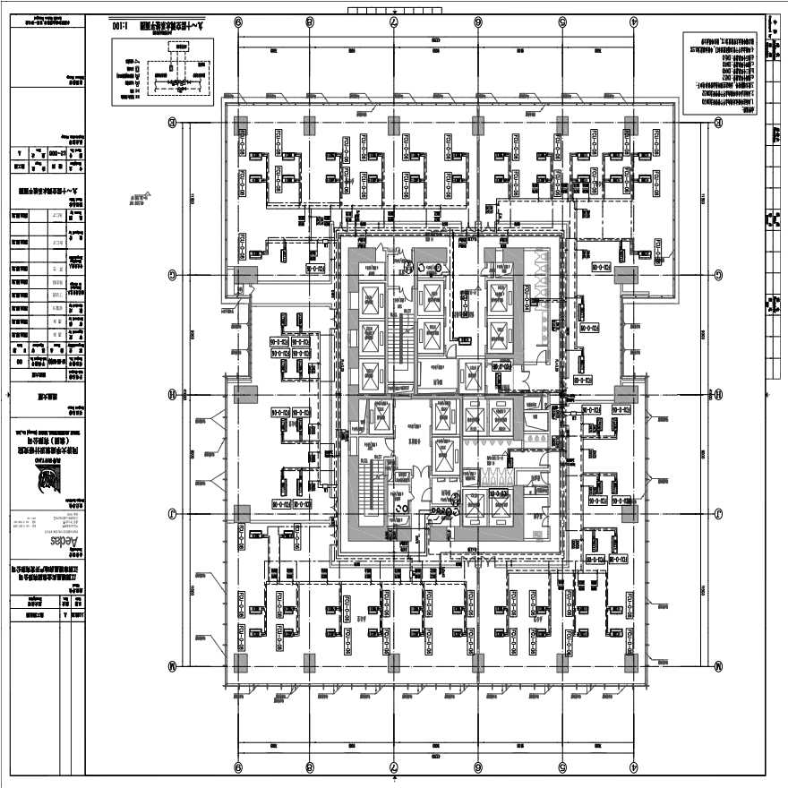 M-12-008_九~十层空调水系统平面图.pdf-图一