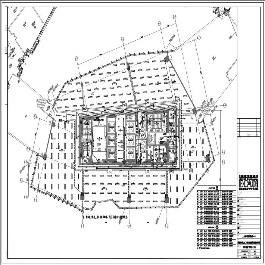 E-1-21-403 北区4号楼三层照明平面图 E-1-21-403 (1).pdf-图一