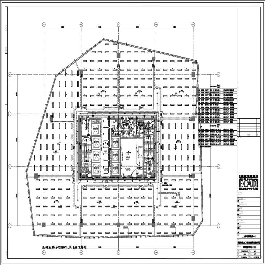 E-1-21-306 北区3号楼六层照明平面图 E-1-21-306 (1).pdf-图一