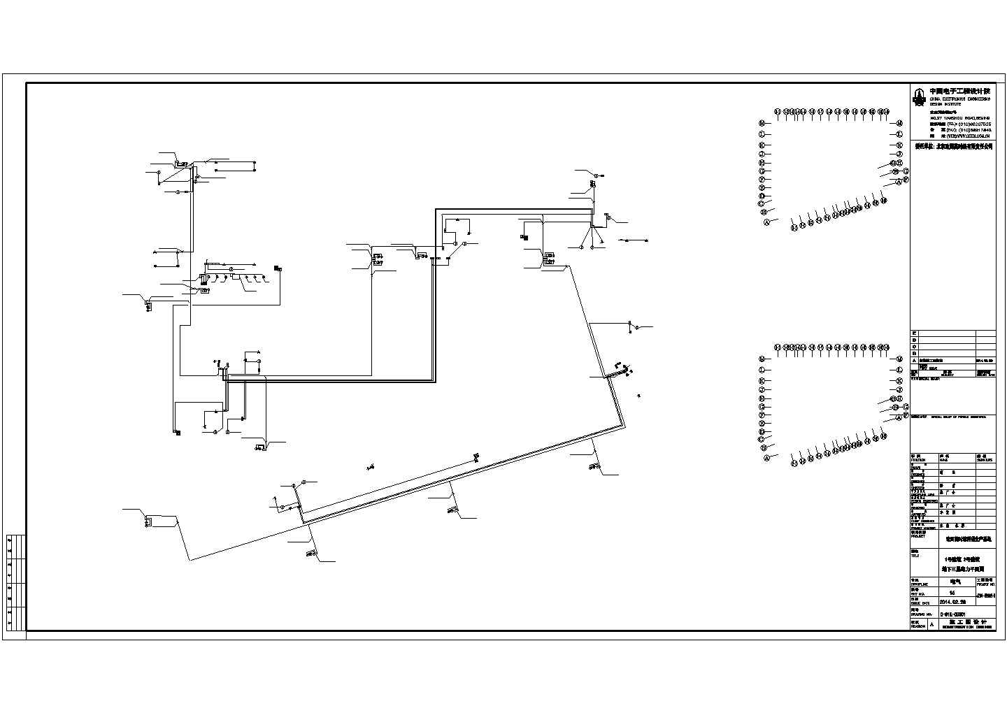 某城市多层厂房CAD电气设计图纸》