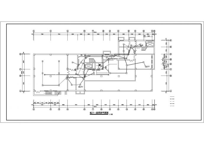 某医院消防设计方案及施工CAD图纸_图1