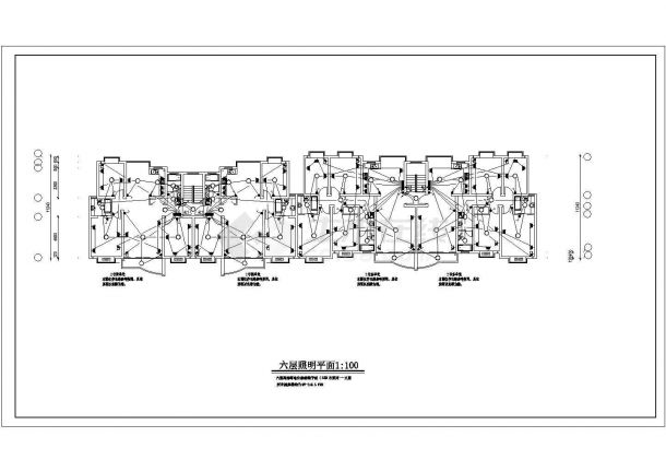 某小区住宅楼电气设计图纸（共7张）-图二