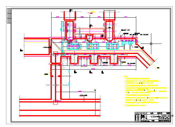 【山东省】某地泵房平面设计施工图纸-图一
