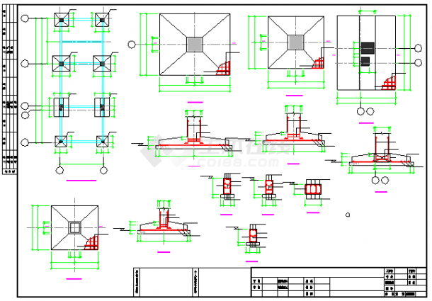 某地单层框架结构仓库结构施工图（屋架为钢结构）-图一