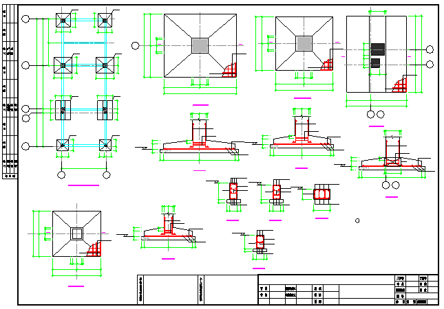 某地单层框架结构仓库结构施工图（屋架为钢结构）_图1