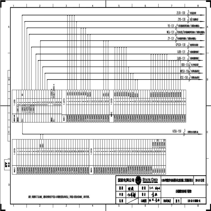 110-A3-3-D0202-41 公用测控柜端子排图2.pdf-图一
