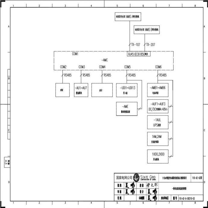 110-A2-6-D0210-03 一体化电源系统监控原理图.pdf_图1