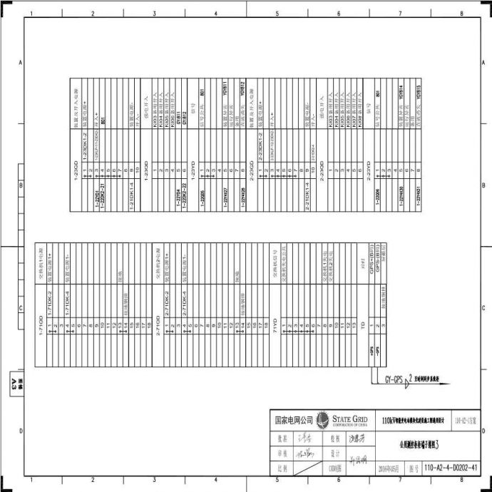 110-A2-4-D0202-41 公用测控柜端子排图3.pdf_图1