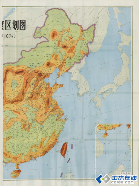 中国地震烈度区划图（国家地震局1990年）1.png