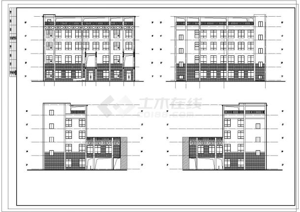 某小学学生食堂建筑施工图-图二