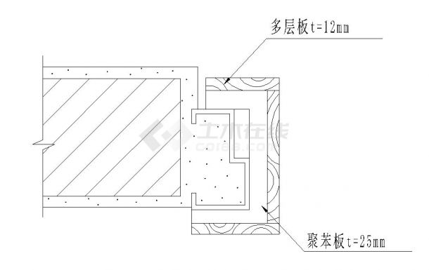 3.9.7塑钢门框成品保护示意图-图一