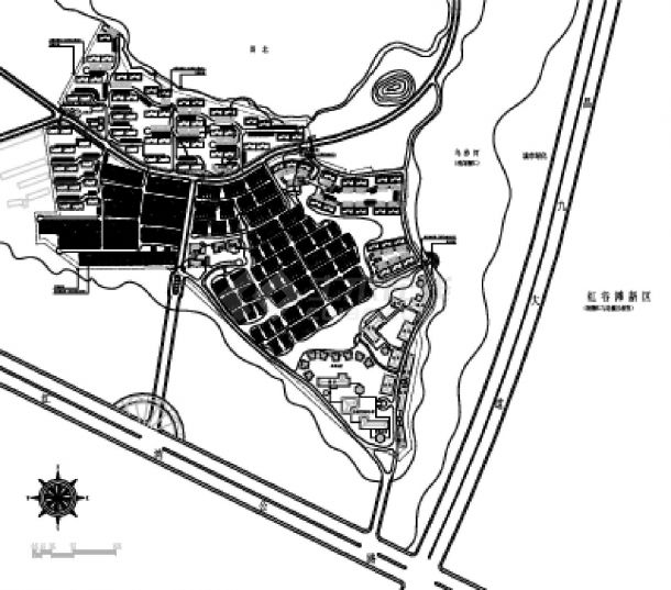 红谷滩新区概念规划图纸-图一