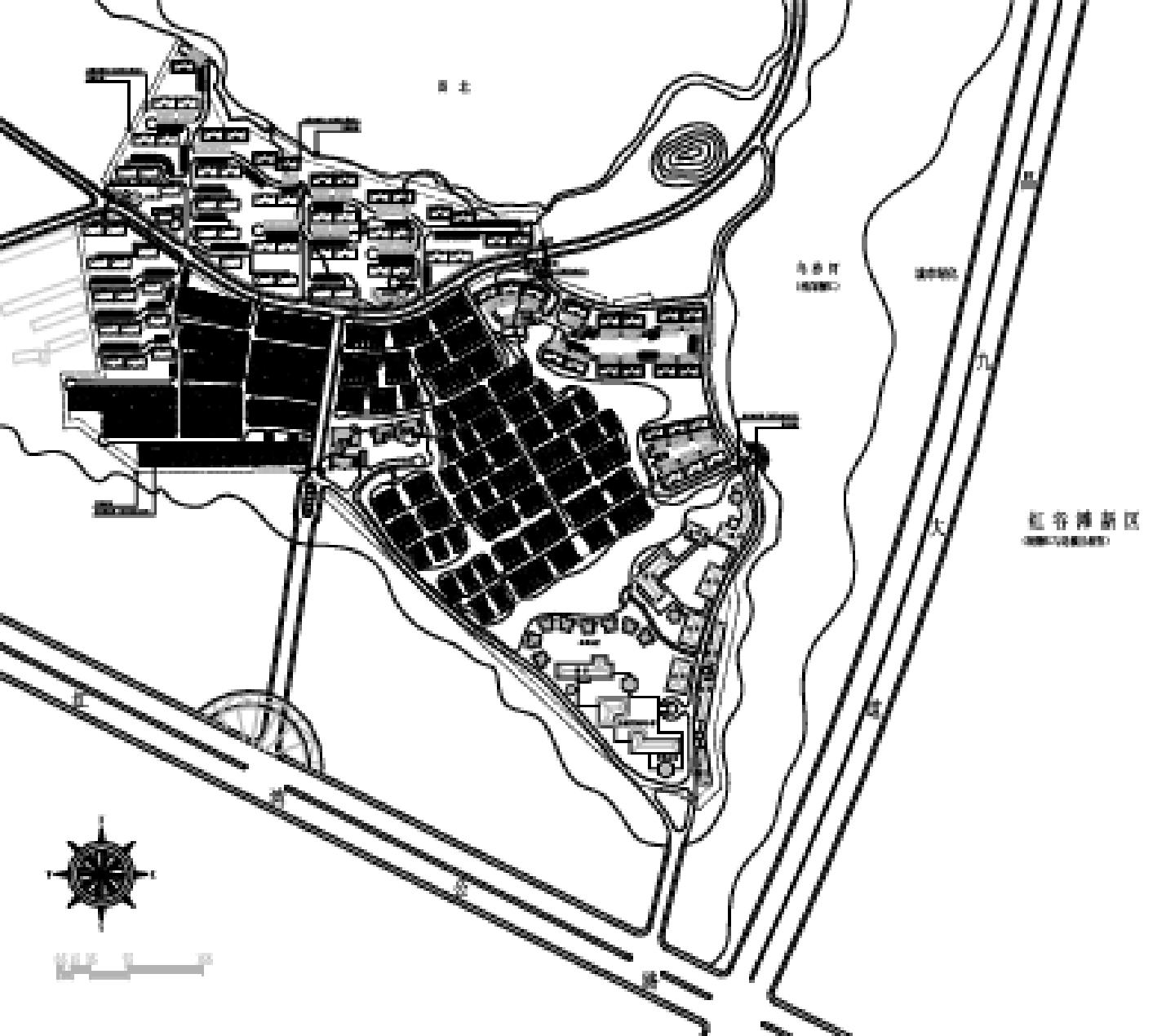 红谷滩新区概念规划图纸