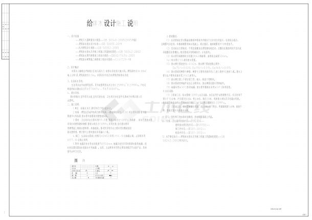 龙井新苑小区幼儿园大门给排水系统设计-图一