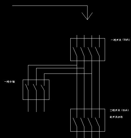 空气开关电路图图片