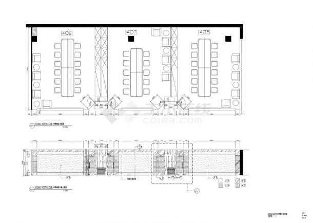 VIP用餐室施工详图d-21.1～21.2CAD图.dwg-图一