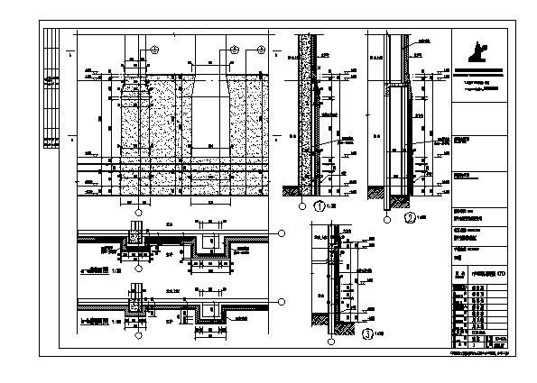 某地市四合院建筑CAD设计图_图1