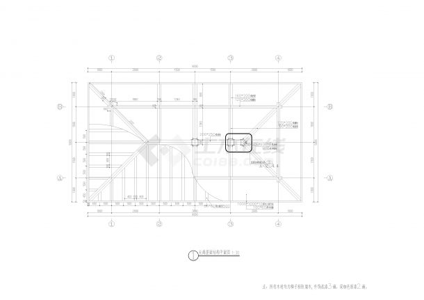 特色景观廊CAD施工图纸-图二